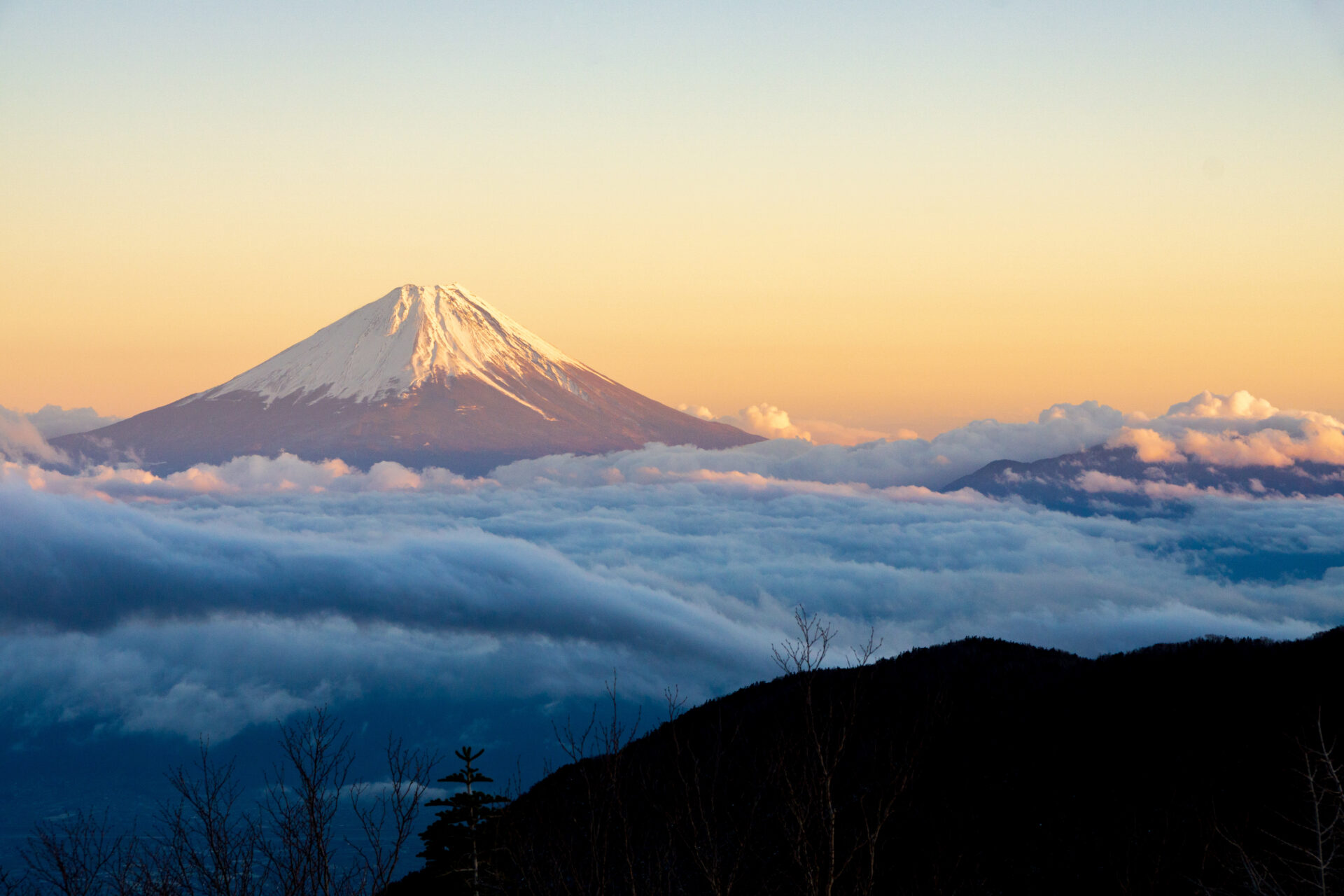 富士山背景